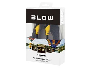 Blow 92-656, HDMI, 5 m cena un informācija | Kabeļi un vadi | 220.lv