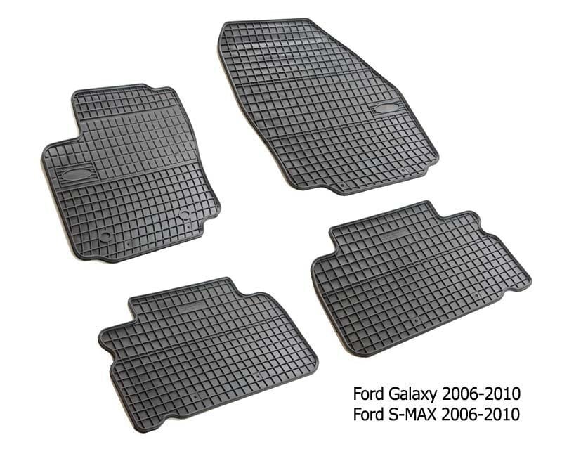 Gumijas paklāji Ford Galaxy II/ S-Max 2006-2010 цена и информация | Gumijas paklājiņi pēc auto modeļiem | 220.lv