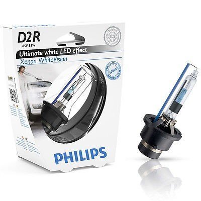 Philips Xenon D2R WHITE VISION 6000k spuldze цена и информация | Auto spuldzes | 220.lv