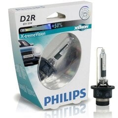 Xenon Philips D2R X-TREMEVISION +50% 4800k  цена и информация | Автомобильные лампочки | 220.lv