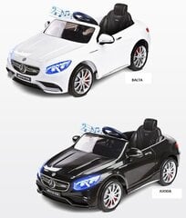 Caretero Mašīna Mercedes-Benz S63 AMG – melna cena un informācija | Elektromobīļi bērniem | 220.lv