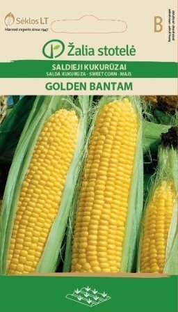 Saldā Kukurūza Golden Bantam cena un informācija | Dārzeņu, ogu sēklas | 220.lv