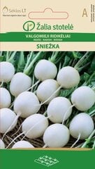 Редис Sniežka, 5 г цена и информация | Семена овощей, ягод | 220.lv