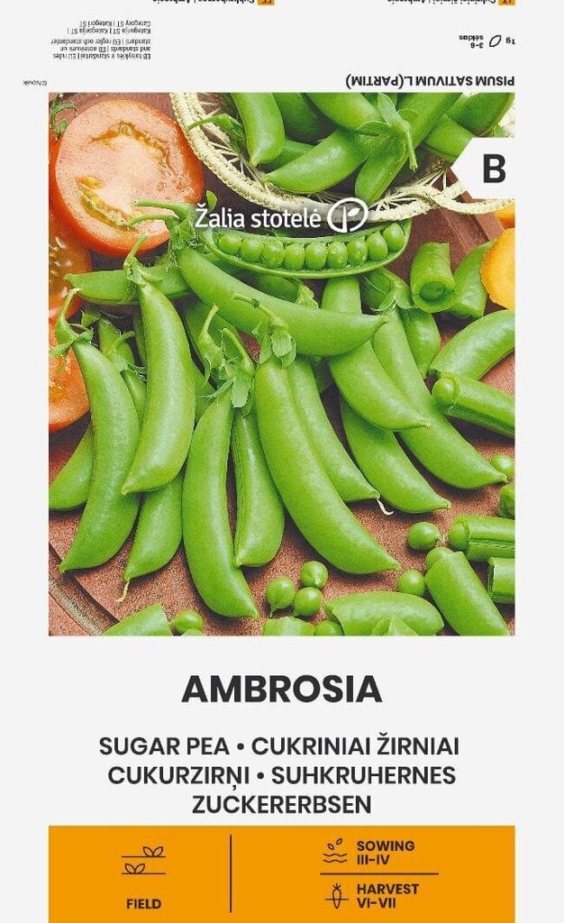 Cukurzirņi Ambrosia cena un informācija | Dārzeņu, ogu sēklas | 220.lv