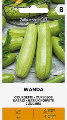 Кабачки Wanda, 2 г цена и информация | Семена овощей, ягод | 220.lv