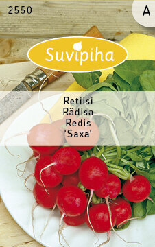 Redīsi /Radish/ Saxa 2, ASEJA, 5g, 25500( 2 ) цена и информация | Dārzeņu, ogu sēklas | 220.lv