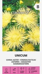 Астра китайская Unicum цена и информация | Семена цветов | 220.lv