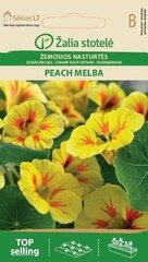 Низкая настурция Peach melba цена и информация | Семена цветов | 220.lv