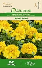 Бархатцы Lemon Drop цена и информация | Семена цветов | 220.lv