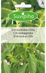 Citronu baziliks /Lemon basil /, ASEJA, 1 g, 10080 (3) cena un informācija | Garšvielu sēklas | 220.lv