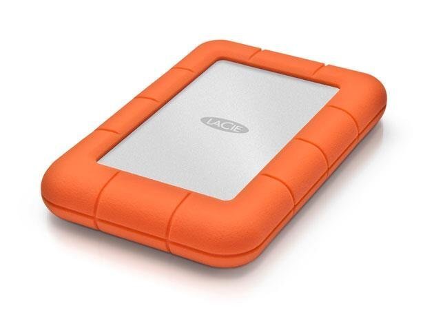 Ārējais cietais disks LaCie Rugged Mini 2.5'' 1TB USB3, triecienizturīgs цена и информация | Ārējie cietie diski | 220.lv