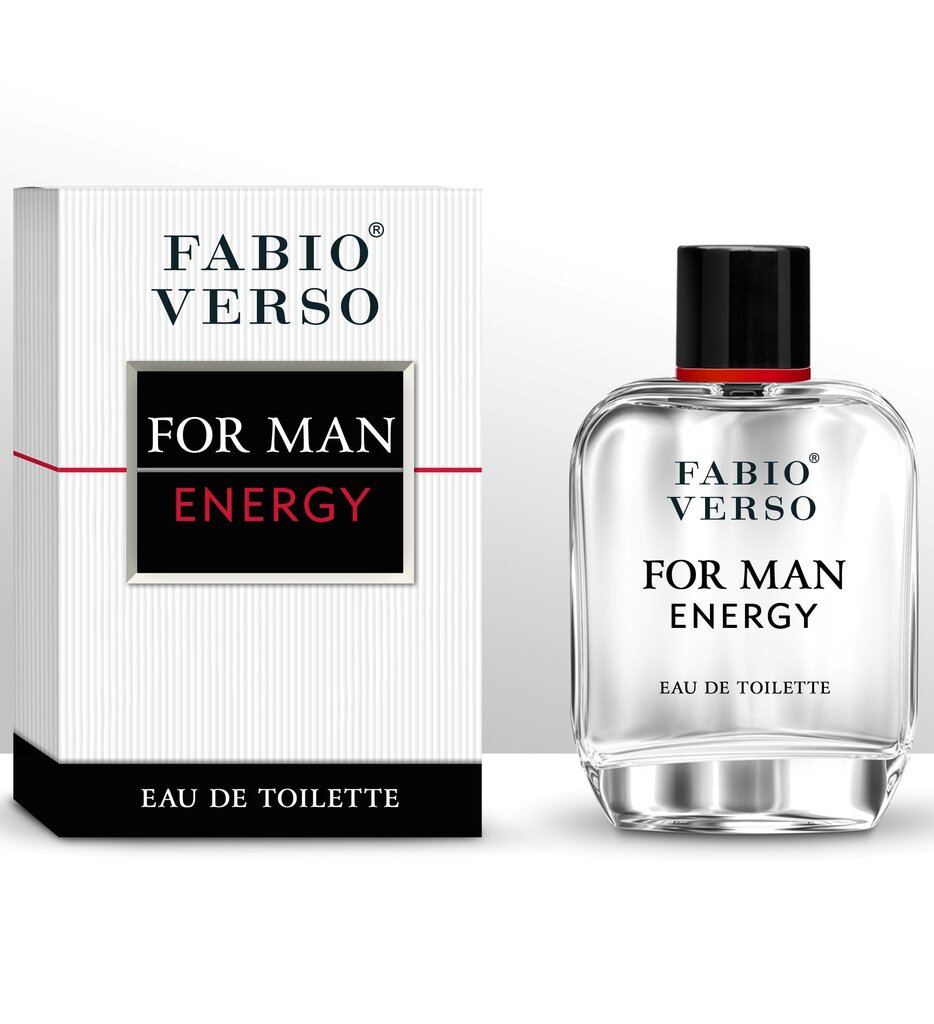 Tualetes ūdens Fabio Verso Energy edt 100 ml cena un informācija | Vīriešu smaržas | 220.lv