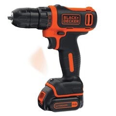 Akumulatora urbis/skrūvgriezis Black&Decker BDCDD12 10,8V cena un informācija | Skrūvgrieži, urbjmašīnas | 220.lv