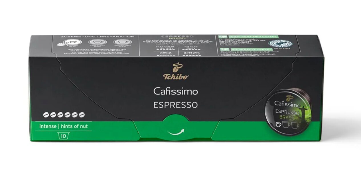 Kafijas kapsulas Cafissimo "Espresso Brasil" (10 kapsulas) цена и информация | Kafija, kakao | 220.lv