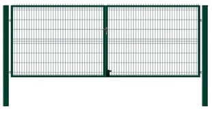 Divviru veramie vārti, 1730x3000mm cena un informācija | Žogi un piederumi | 220.lv