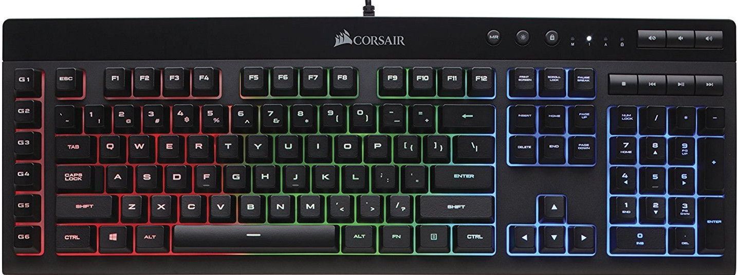 Corsair Mechanical Gaming Keyboard K55 R cena un informācija | Klaviatūras | 220.lv