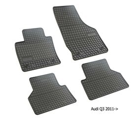 Резиновые коврики AUDI Q3 2011--> цена и информация | Модельные резиновые коврики | 220.lv