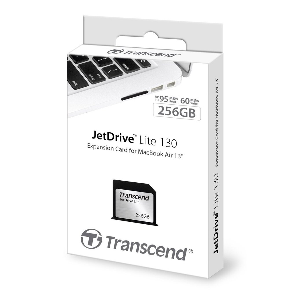 Atmiņas karte Transcend JetDrive Lite 130 256GB, priekš Apple Macbook Air 13" cena un informācija | Atmiņas kartes fotokamerām | 220.lv