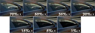 Solux пленка для тонировки окон, Medium Black цена и информация | Пленки для тонировки стекол автомобиля | 220.lv