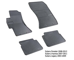Резиновые коврики Subaru Forester III 2008-2013 цена и информация | Модельные резиновые коврики | 220.lv