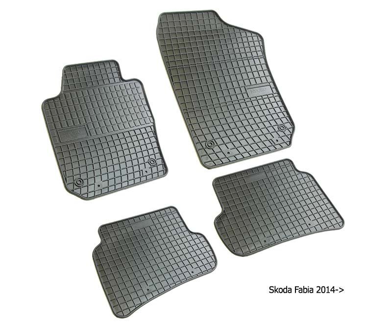 Gumijas paklājiņi Skoda Fabia III 2014-> cena un informācija | Gumijas paklājiņi pēc auto modeļiem | 220.lv