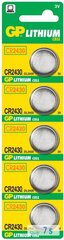 GP Батарейки CR2430-U5 цена и информация | Зарядные устройства для элементов питания | 220.lv