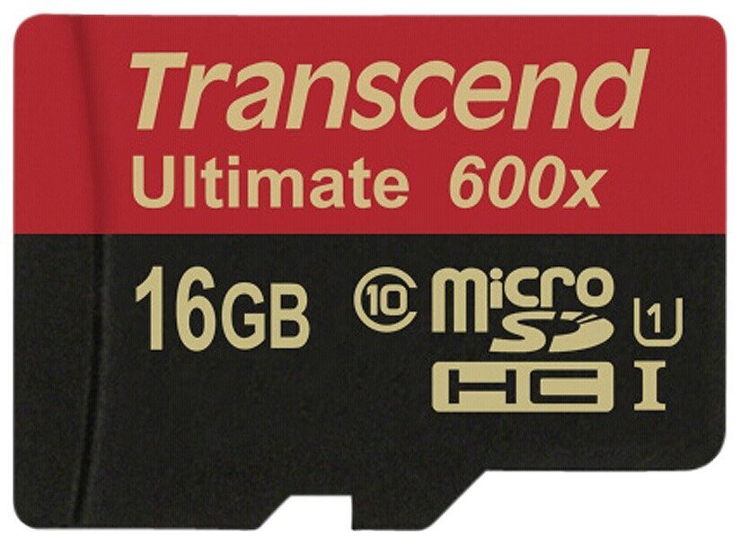 Atmiņas karte Transcend microSDHC 16GB + SD adapteris cena un informācija | Atmiņas kartes mobilajiem telefoniem | 220.lv