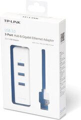 TP-LINK - UE330 Ethernet to USB 3.0 цена и информация | Адаптеры и USB разветвители | 220.lv