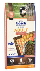 Bosch Petfood Adult Salmon & Potato (High Premium) 15kg cena un informācija | Sausā barība suņiem | 220.lv