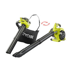 Бензиновый пылесос-воздуходувка Ryobi RBV26B цена и информация | Пылесосы для сбора листьев, измельчители веток, очистители тротуарной плитки | 220.lv