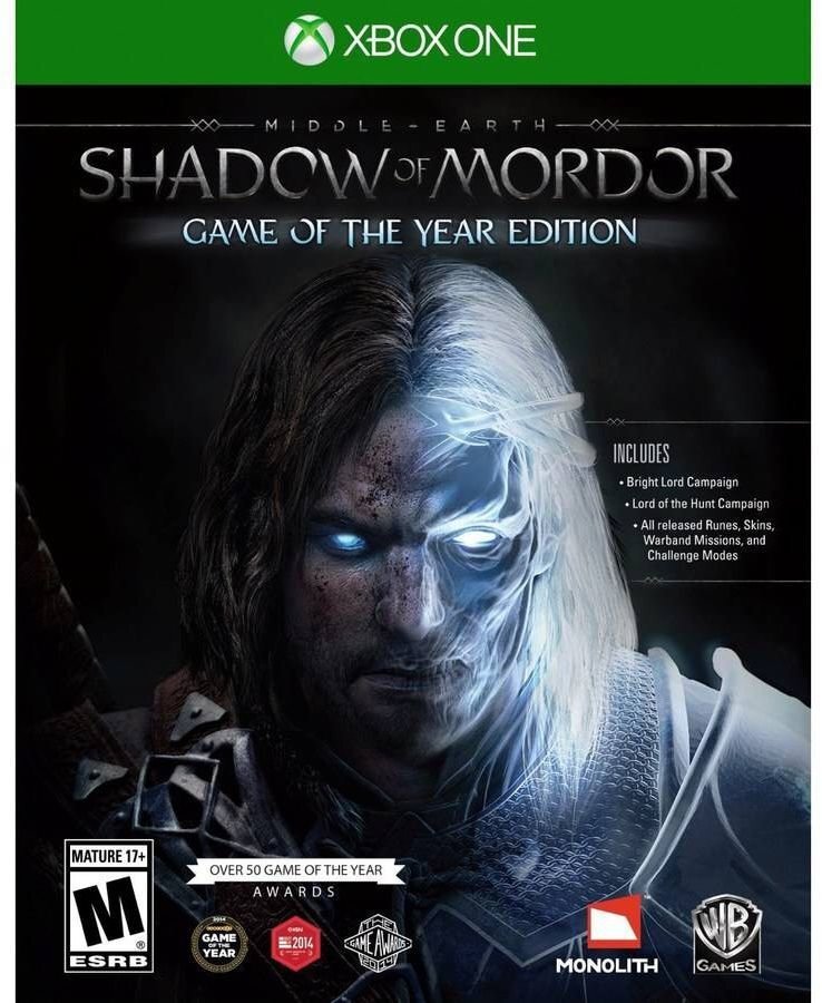 Xbox One Middle-Earth: Shadow of Mordor GOTY spēle cena un informācija | Datorspēles | 220.lv