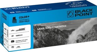 Toner Black Point LCBPX6600C | cyan | 6 000 pp | Xerox 6600N / 6600DN / 6605N цена и информация | Картриджи для лазерных принтеров | 220.lv