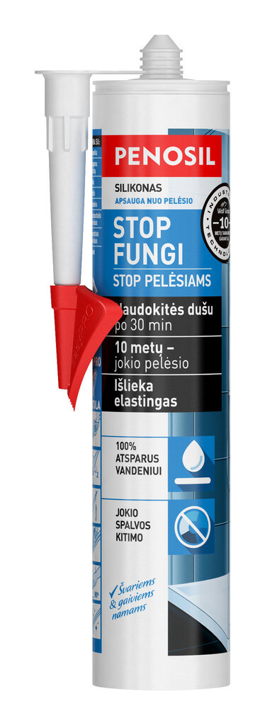 PENOSIL Stop Fungi antiseptiskais silikons, hermētiķis 310ml цена и информация | Izolācijas materiāli | 220.lv