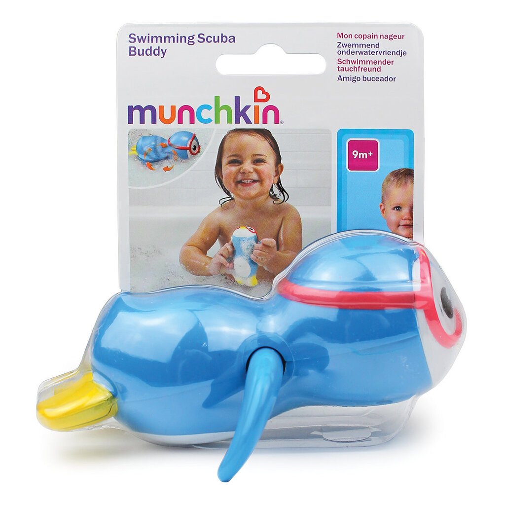 Vannas rotaļlieta Munchkin Swimming Scuba Buddy, 9 mēn., 011972 cena un informācija | Rotaļlietas zīdaiņiem | 220.lv