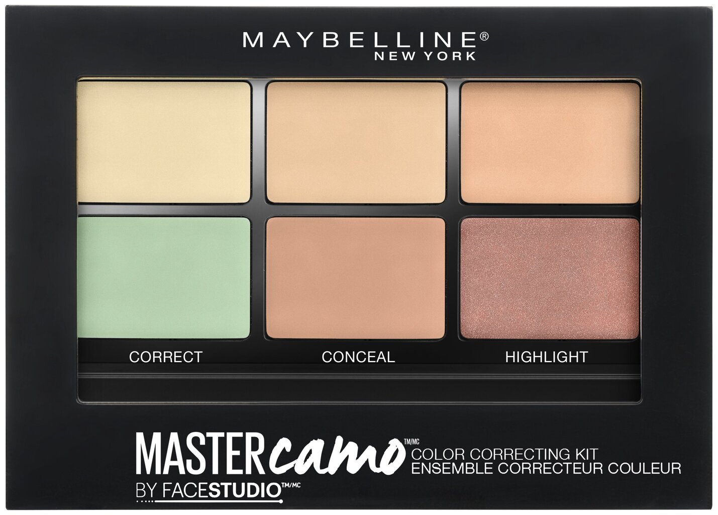 Maskejoša palete sejai Maybelline New York Face Studio Master Camo 6.5 g цена и информация | Grima bāzes, tonālie krēmi, pūderi | 220.lv