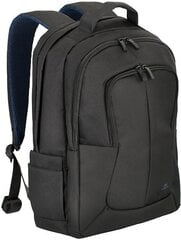 Datora mugursoma RIVACASE 8460, 17.3", Melna цена и информация | Рюкзаки, сумки, чехлы для компьютеров | 220.lv