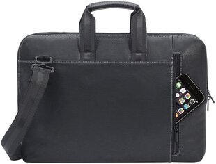 NB CASE ORLY 15.6"/8931 (PU) BLACK RIVACASE цена и информация | Рюкзаки, сумки, чехлы для компьютеров | 220.lv