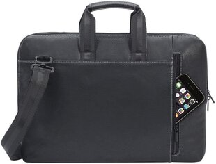 NB CASE ORLY 15,6"/8931 (PU) BLACK RIVACASE cena un informācija | Somas portatīvajiem datoriem | 220.lv