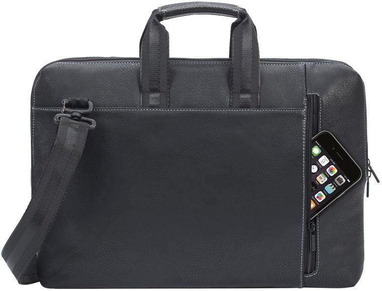 NB CASE ORLY 15,6"/8931 (PU) BLACK RIVACASE цена и информация | Somas portatīvajiem datoriem | 220.lv