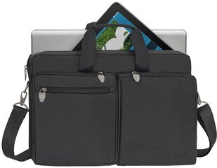 Компьютерная сумка RIVACASE 8550, 17.3", черная цена и информация | Рюкзаки, сумки, чехлы для компьютеров | 220.lv