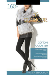 Колготки для женщин Glamour Cotton Touch 160 DEN,  черный цена и информация | Kолготки | 220.lv