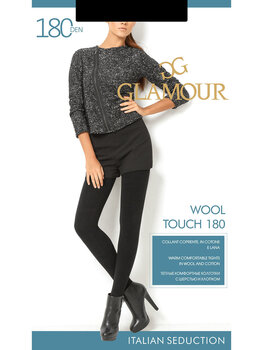 Колготки для женщин Glamour Wool Touch 180 DEN, черныe. цена и информация | Колготки | 220.lv