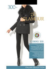 Zeķubikses sievietēm Glamour Iceberg 300 DEN, melnas цена и информация | Колготки | 220.lv