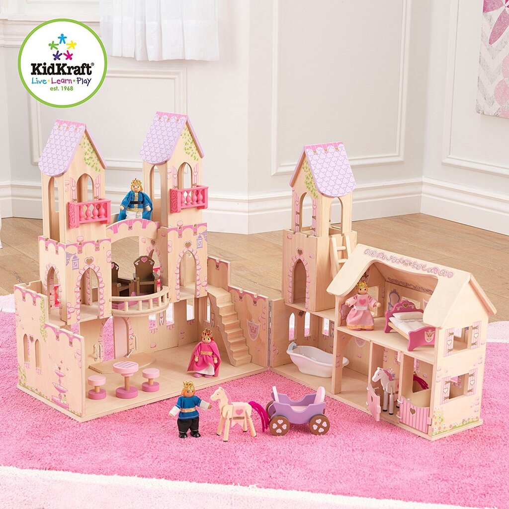 Leļļu pils Kidkraft Princess Castle, 65259 цена и информация | Rotaļlietas meitenēm | 220.lv