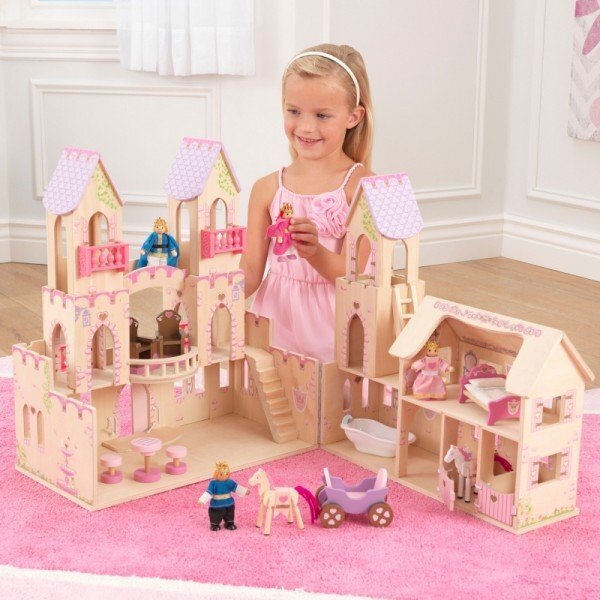 Leļļu pils Kidkraft Princess Castle, 65259 cena un informācija | Rotaļlietas meitenēm | 220.lv