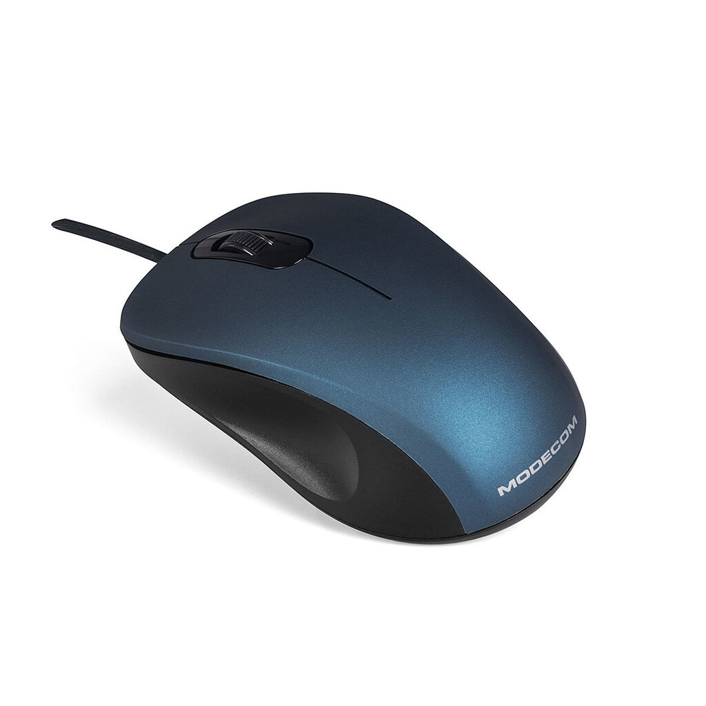 MODECOM Optical Mouse Silent M10S Blue cena un informācija | Peles | 220.lv