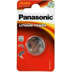 Panasonic юатарейка CR2450/1B цена и информация | Батарейки | 220.lv