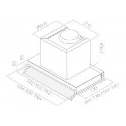 Elica BOX IN PLUS IXGL/A/60 цена и информация | Tvaika nosūcēji | 220.lv