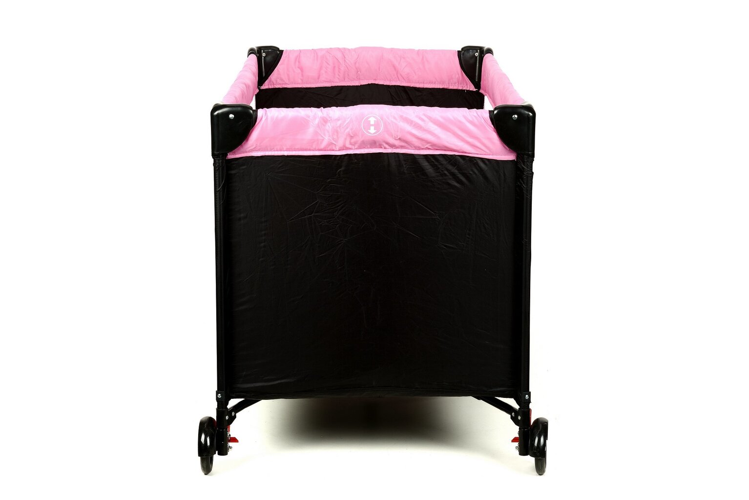 Ceļojumu gultiņa- manēža Basic, rozā cena un informācija | Manēžas | 220.lv