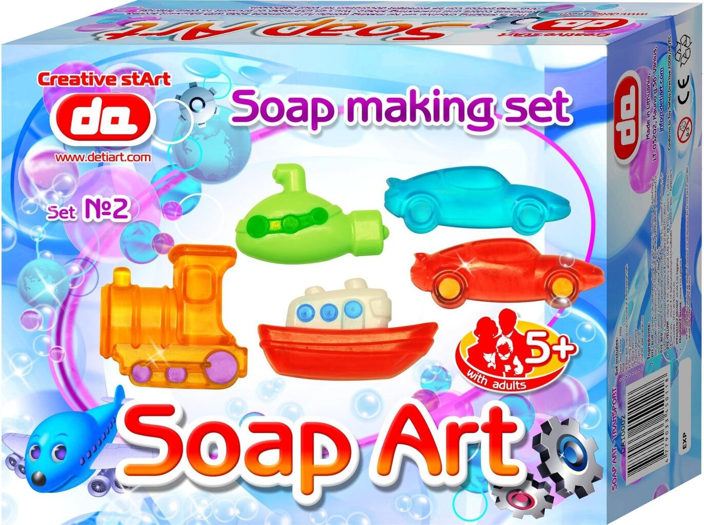 Ziepju veidošanas komplekts "Soap Art" "Transports" цена и информация | Attīstošās rotaļlietas | 220.lv